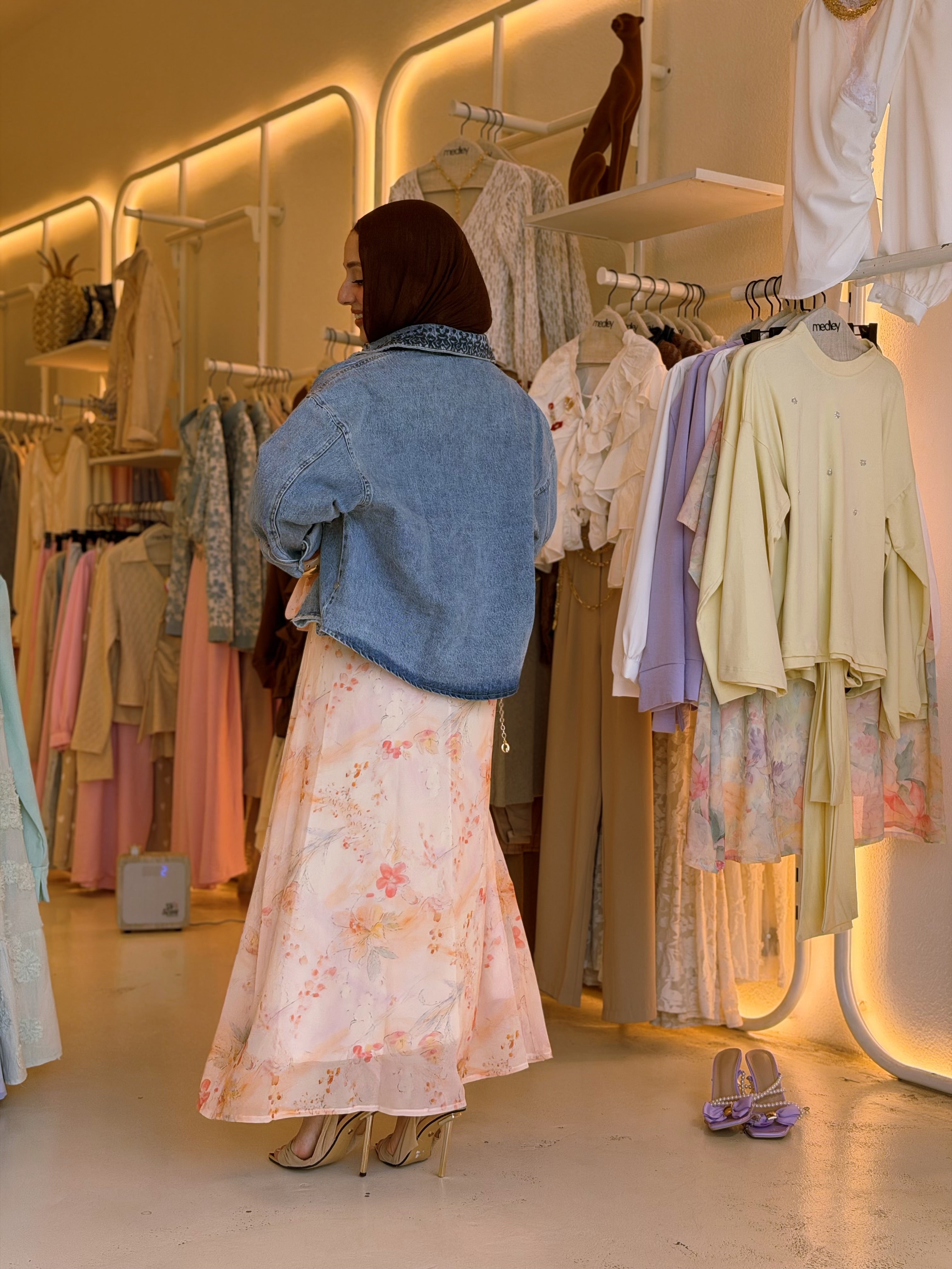 Embroidered Denim jacket