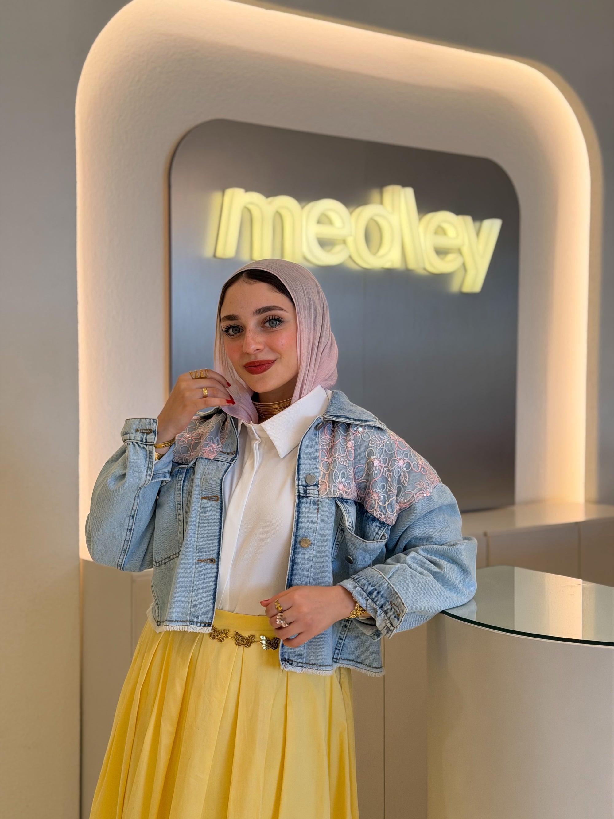 Daisy Edge Denim Jacket 🌸