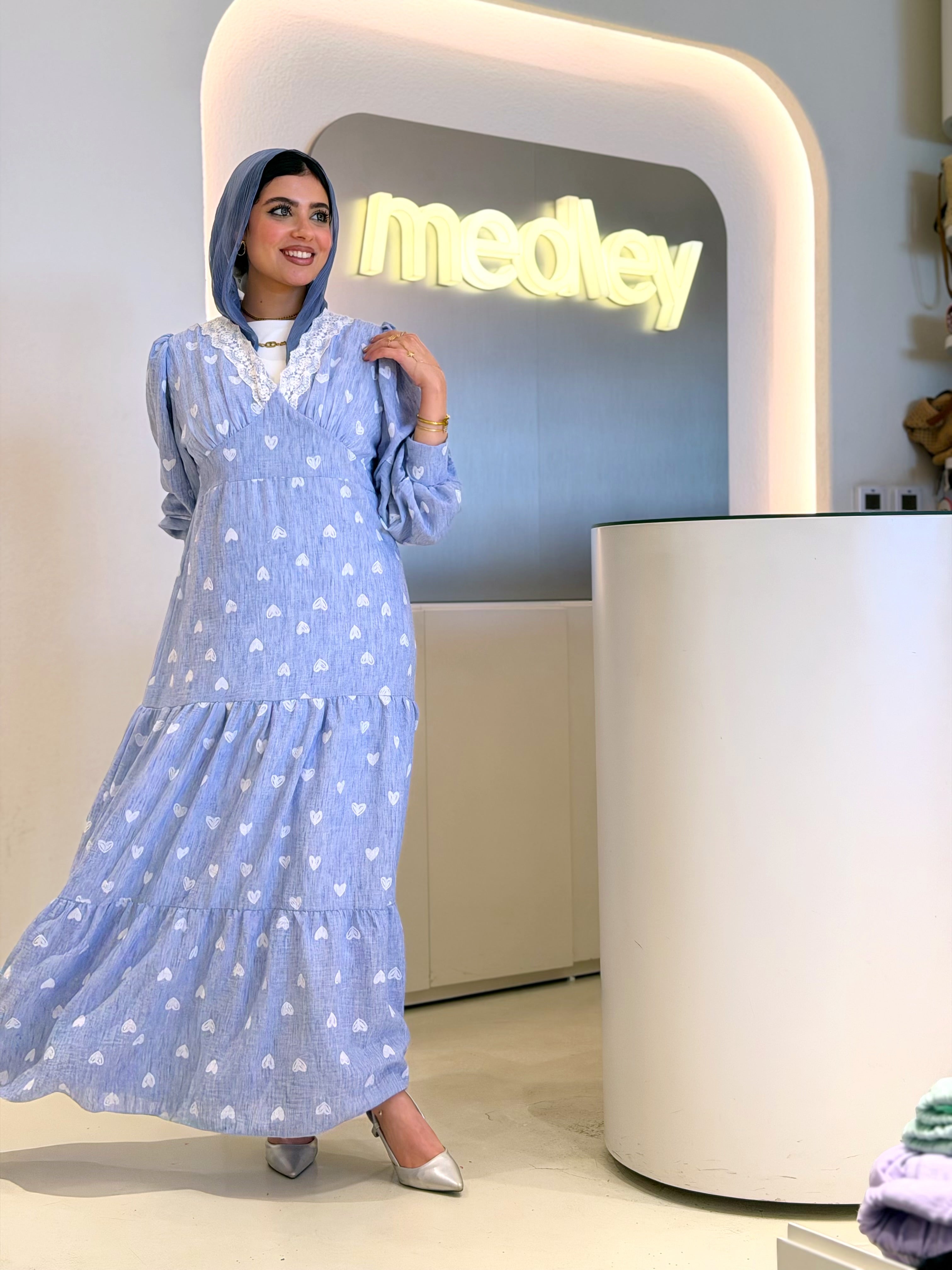 Sweetheart Maxi Dress (bb blue)