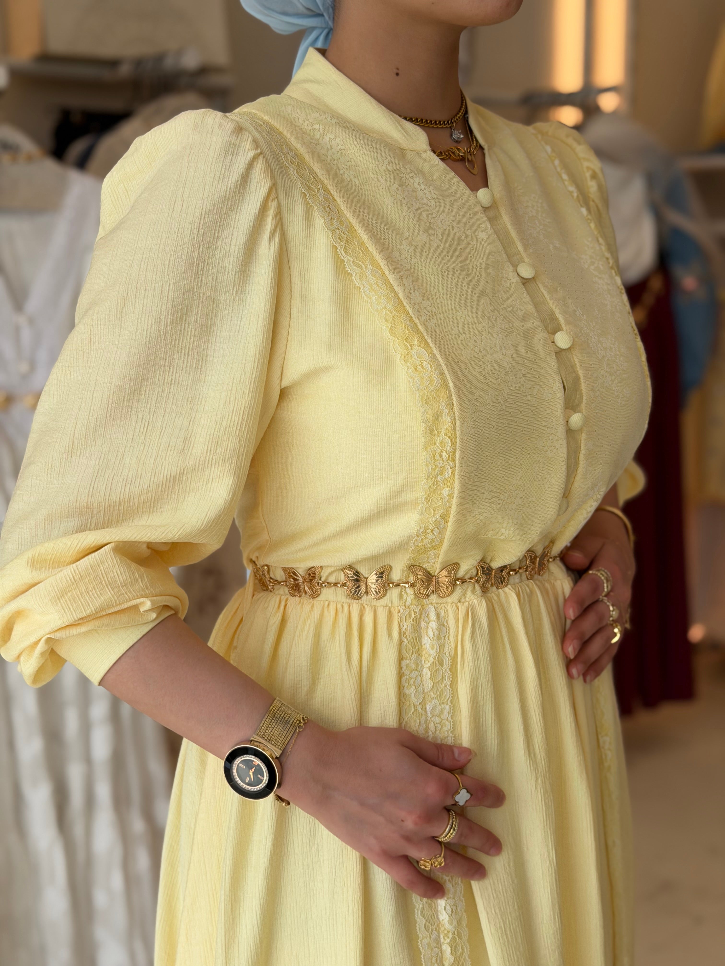 Soft Yellow Cinderella’s Dress