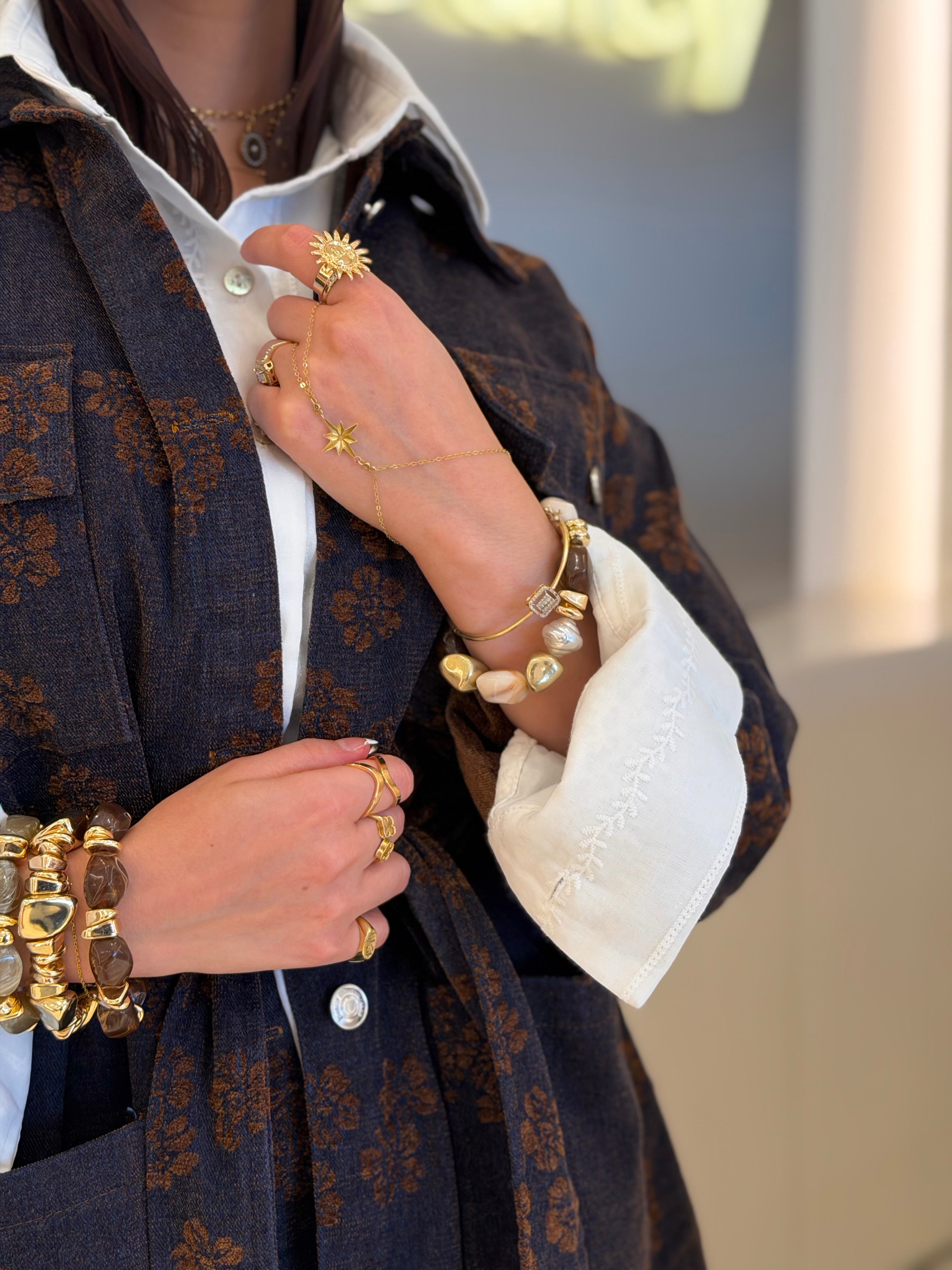 Vintage Bloom Jacket ( Espresso Navy )