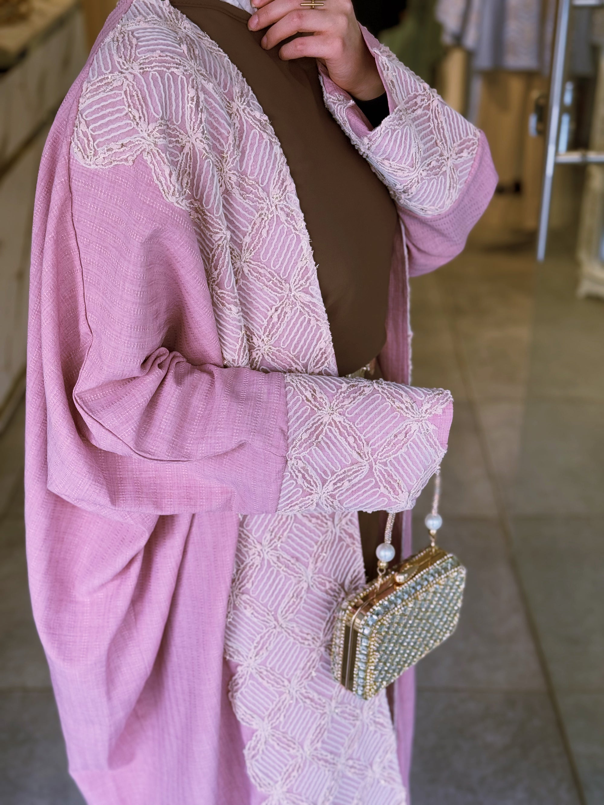 Dust Rose Abaya