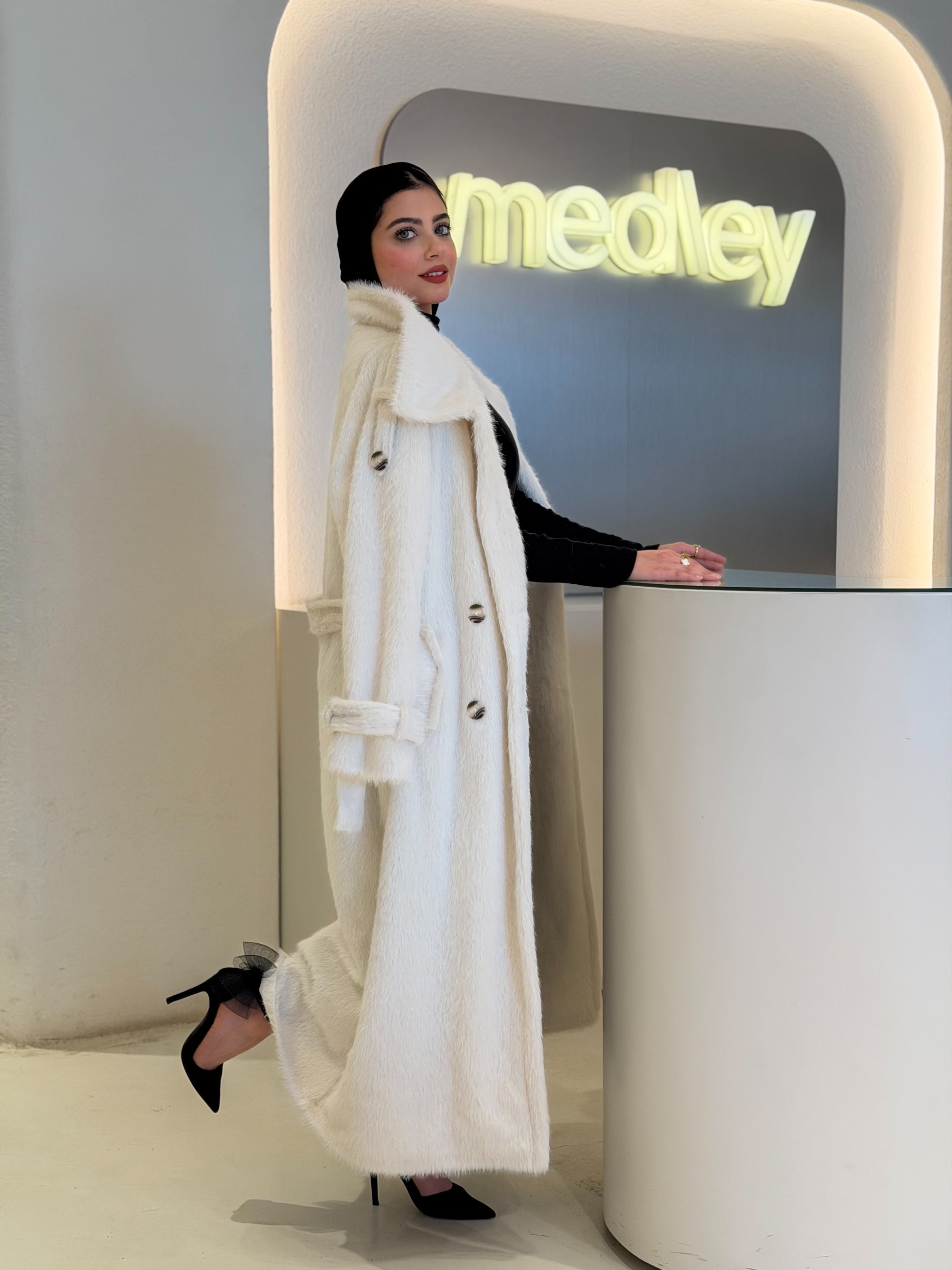 Fancy Fluffy Fur Coat