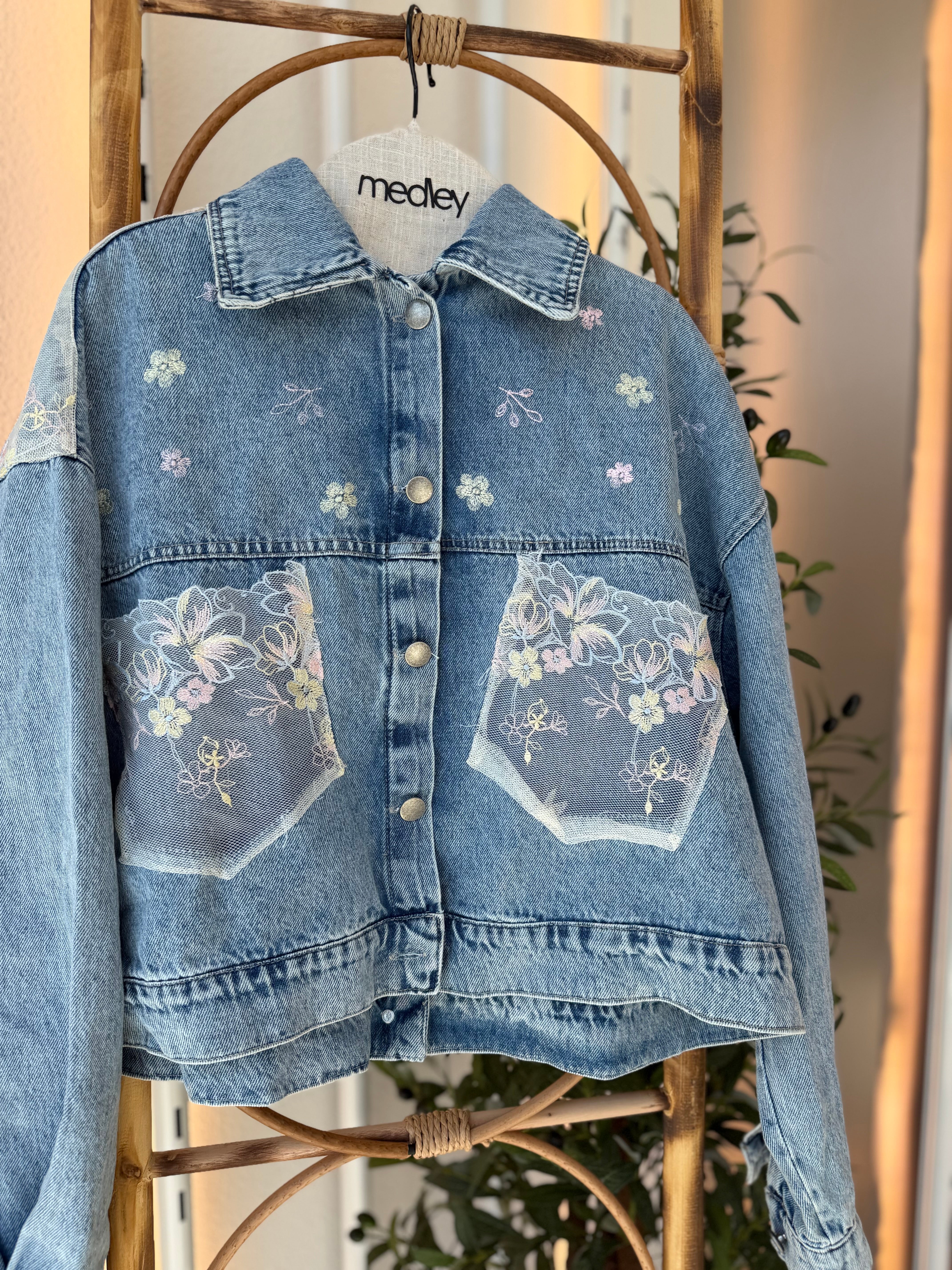 Wildflower Denim Jacket