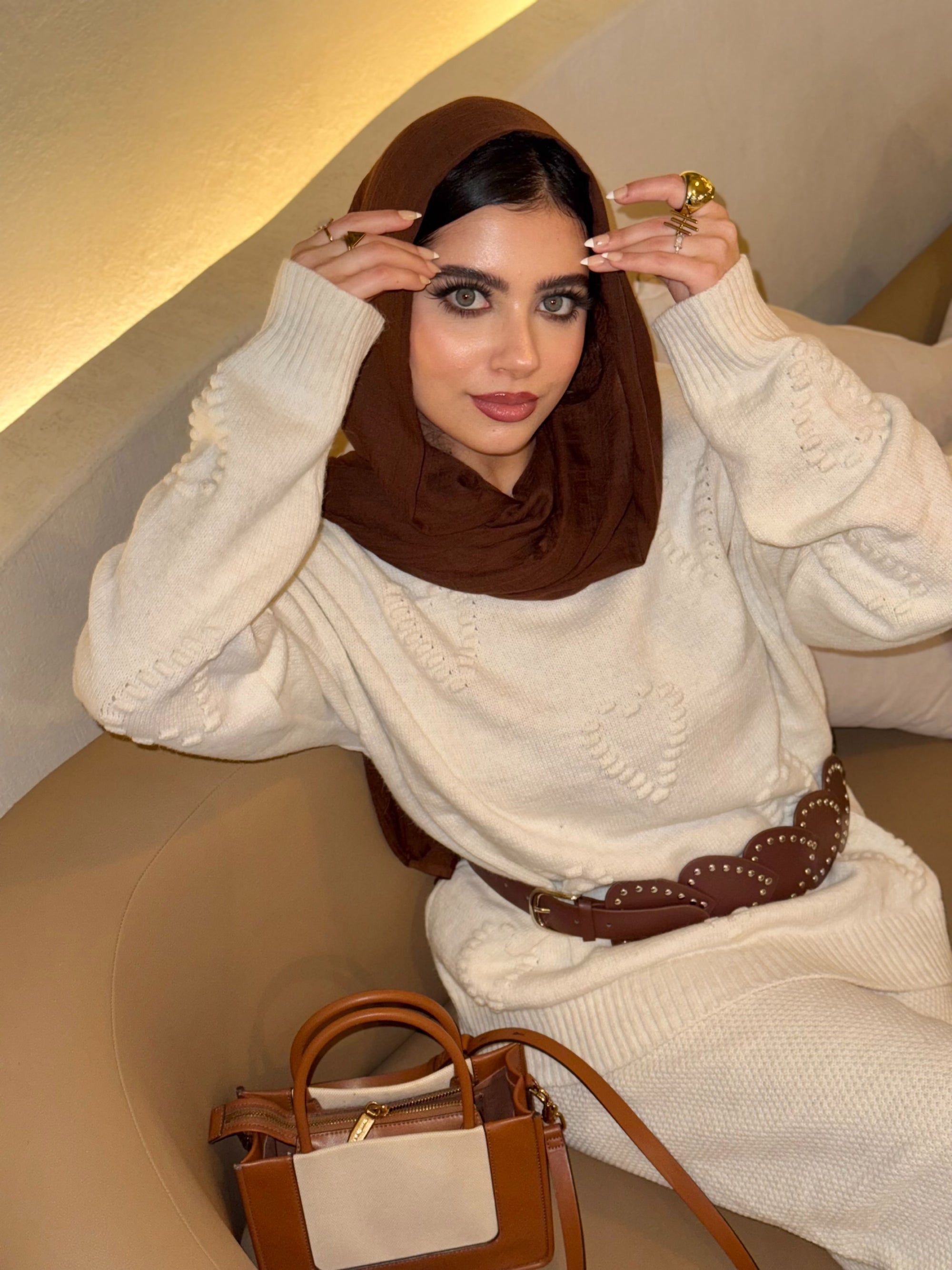 Cozy Heart-Knit Pullover