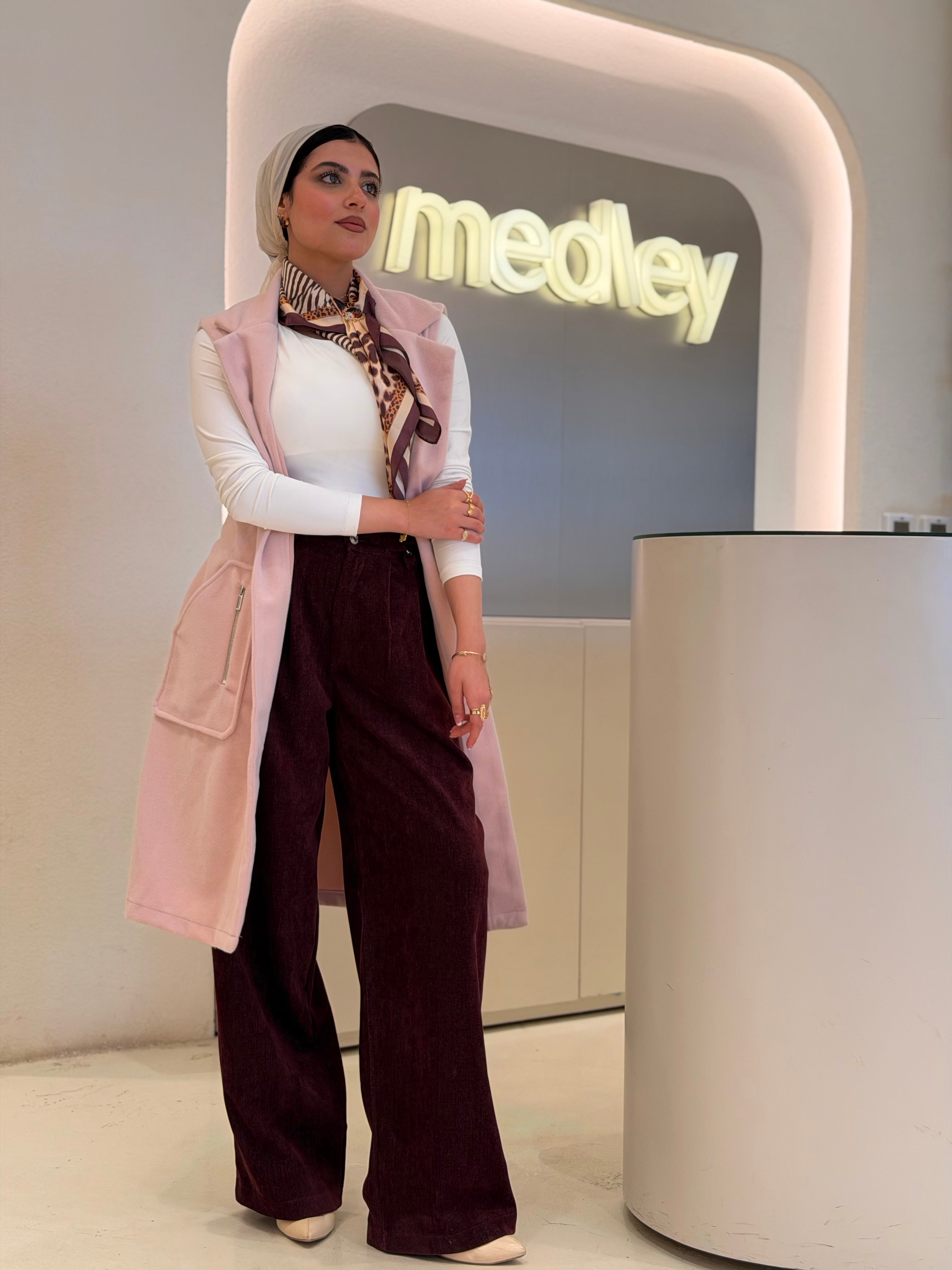 Luxe Fur Vest ( Pink )