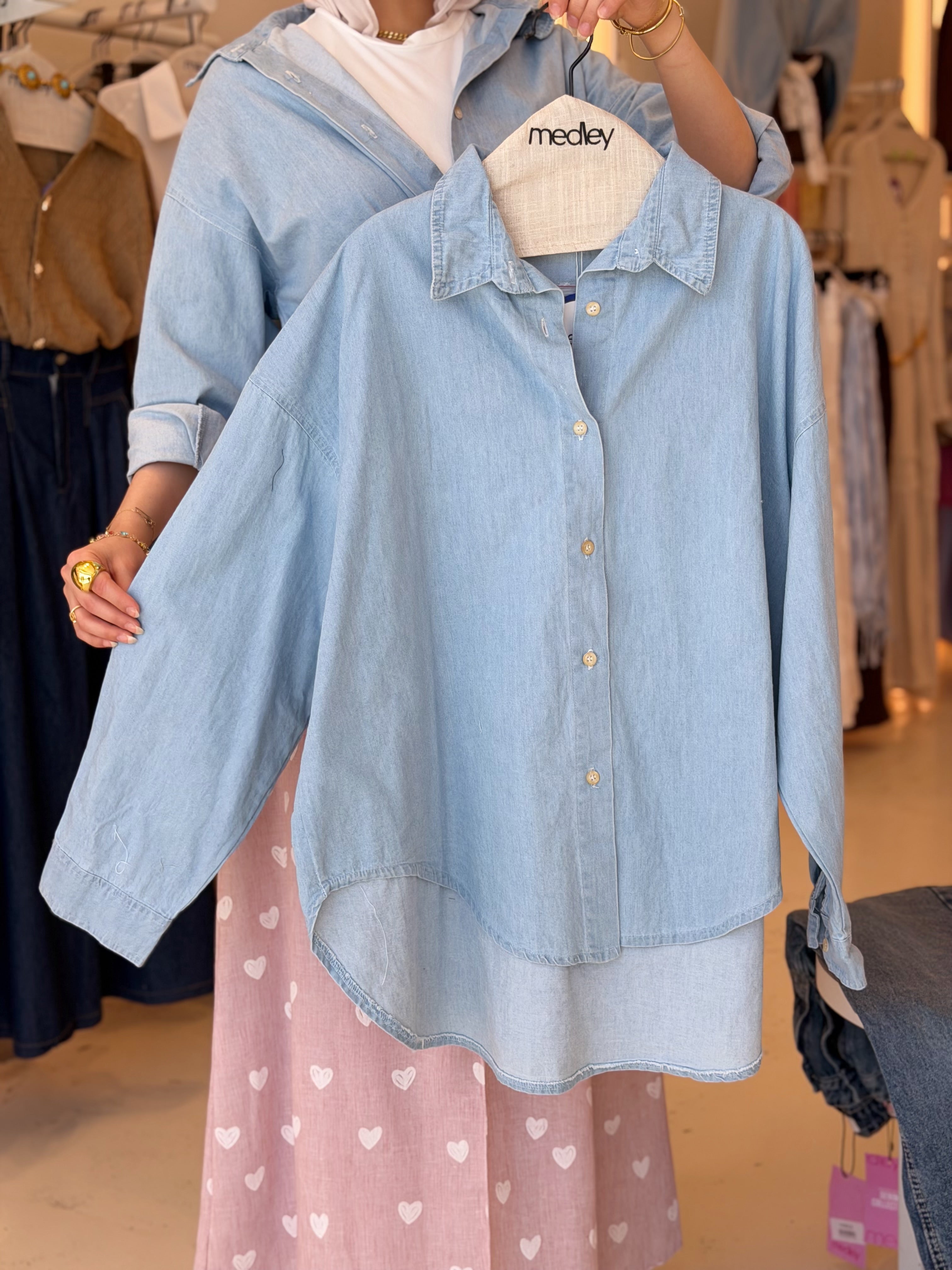 Sky Breeze Denim Shirt
