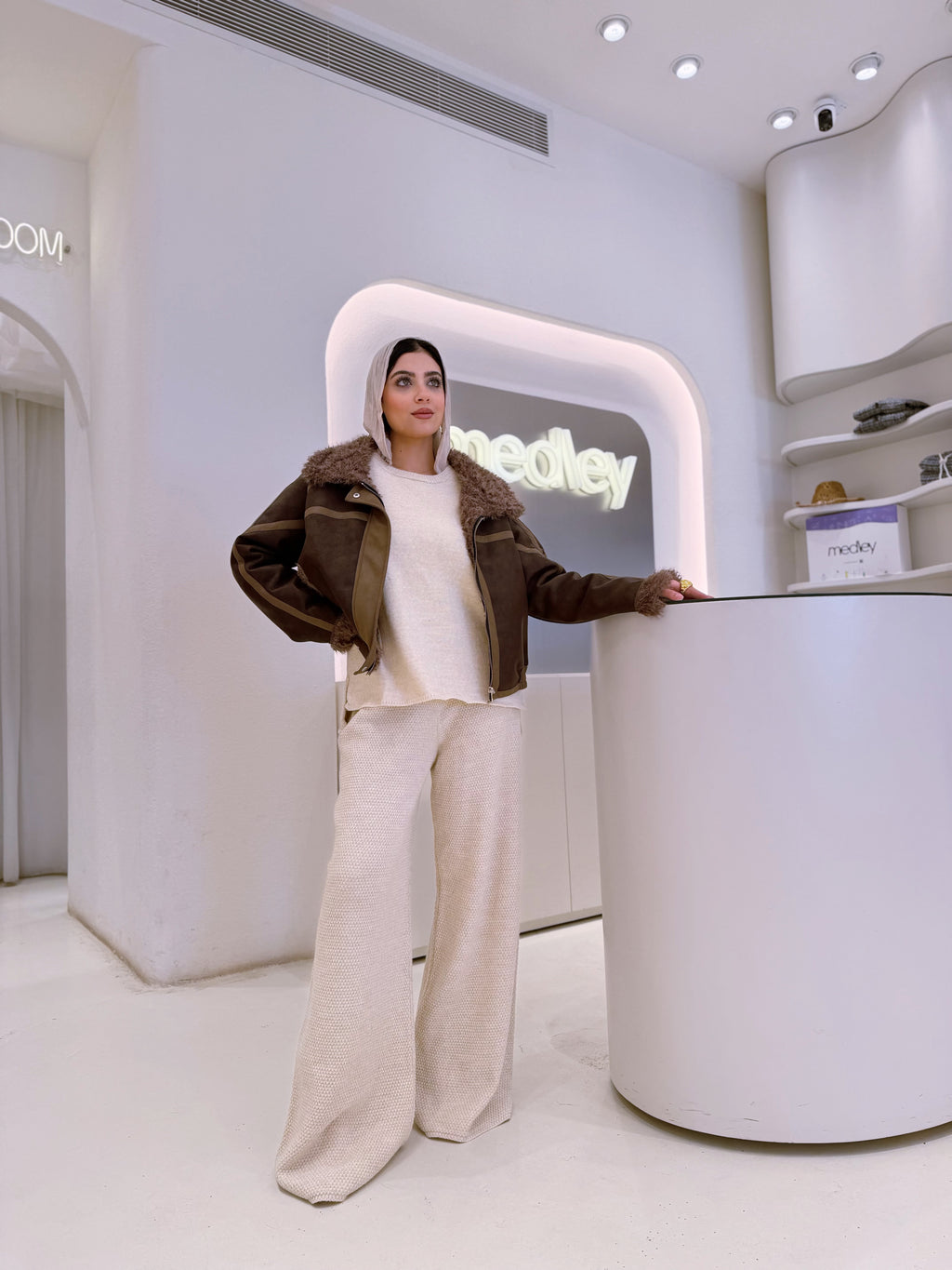 Full fur jacket ( brown )