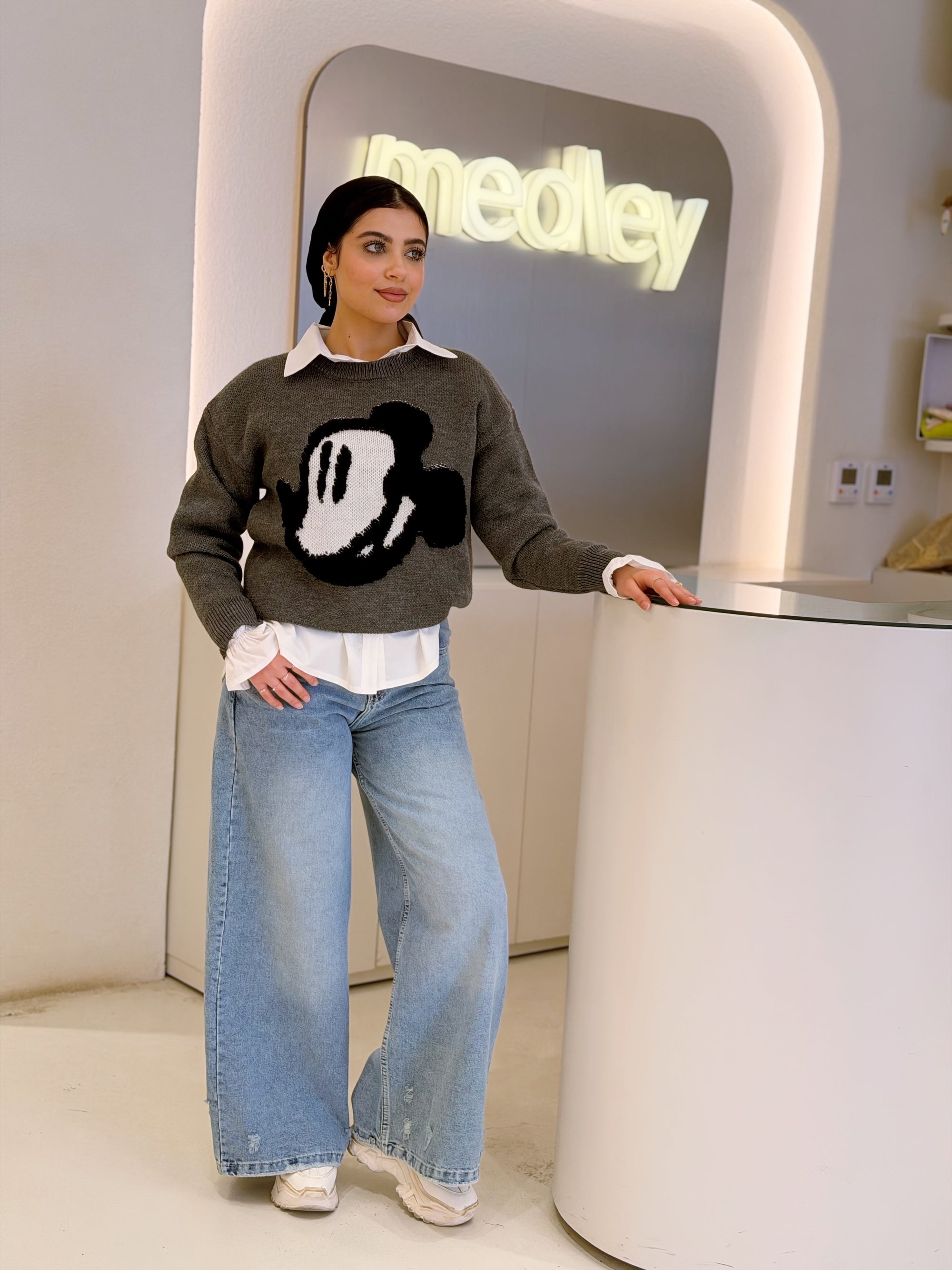 Extra wide leg jeans