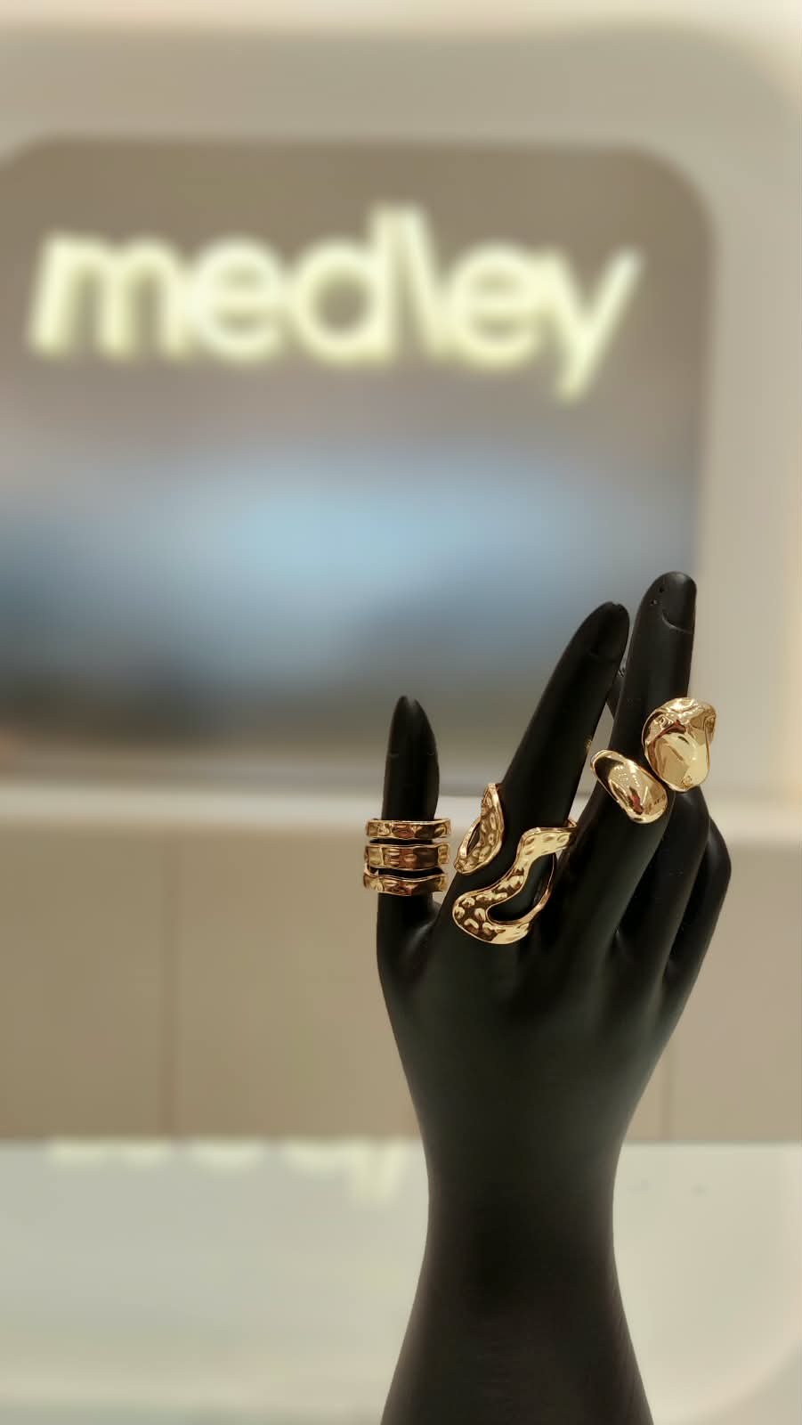 Chunky Gold Rings | 3 Rings