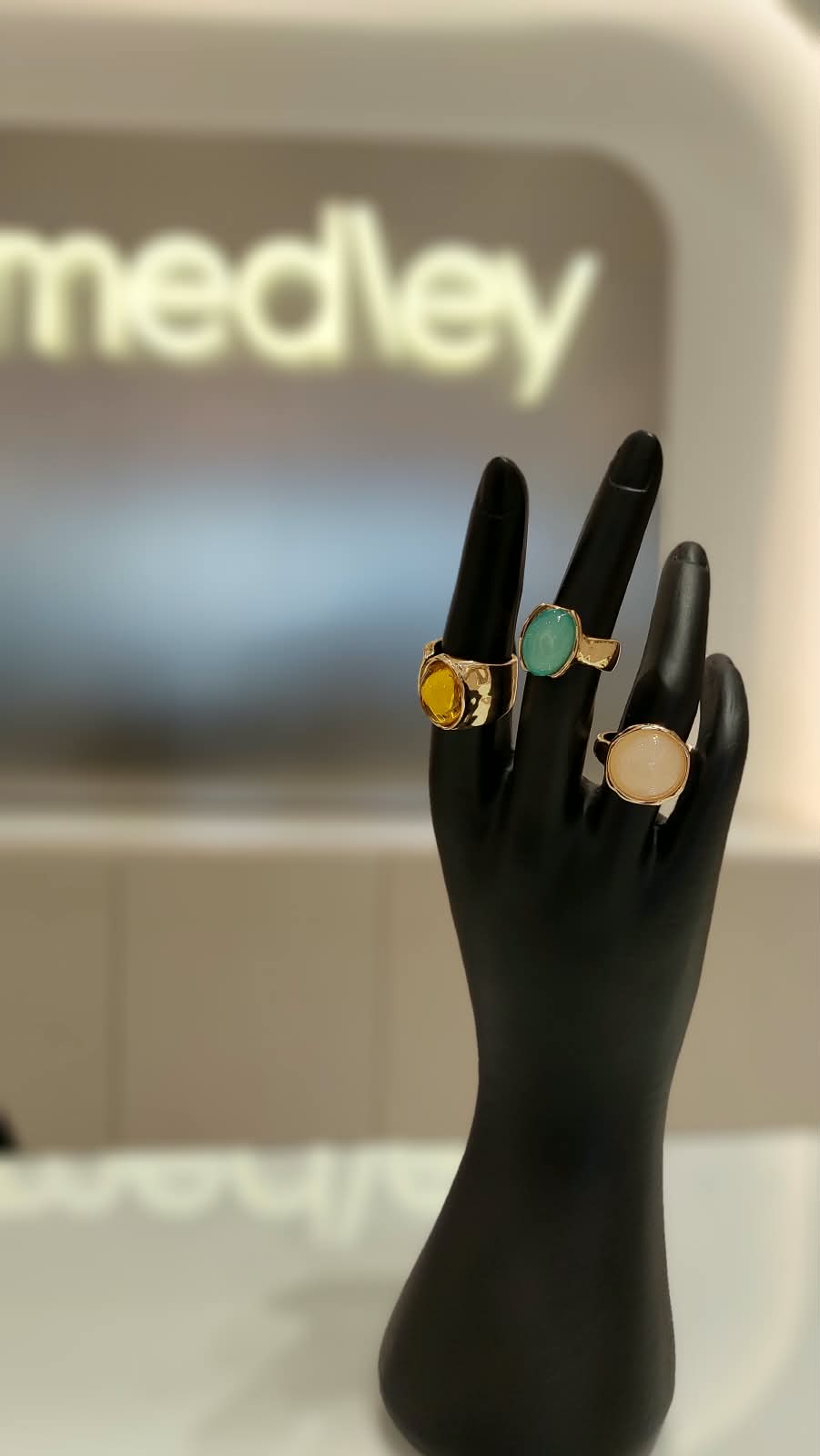 Earthy Stones Set | 3 Rings